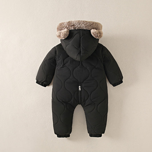 Baby Down Cotton-padded Clothes Winter Jumpsuit