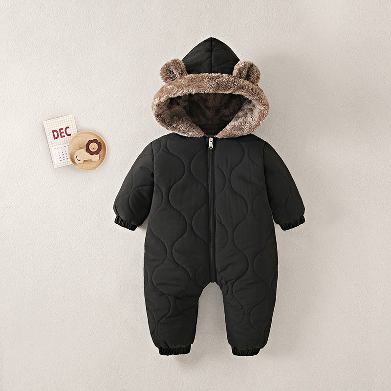 Baby Down Cotton-padded Clothes Winter Jumpsuit