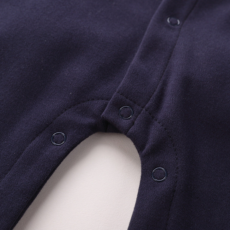 Baby vest striped gentleman romper